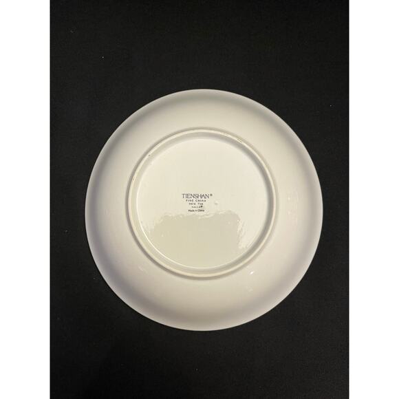 Tienshan Deck the Halls Christmas Poinsettia China 9.5” Serving Bowl 2 Available - Picture 7 of 8